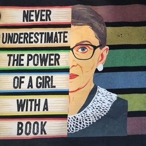 The Notorious RBG T-shirt NO size, check measurements. Ruth Bader Ginsburg